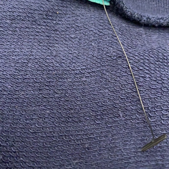 Anthropologie Maeve tie its top new 2X embroidered blue soft - Picture 6 of 6